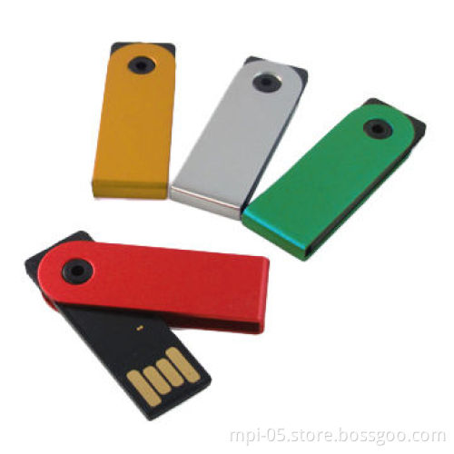 Mini Super Slim Swivel USB Flash Drive